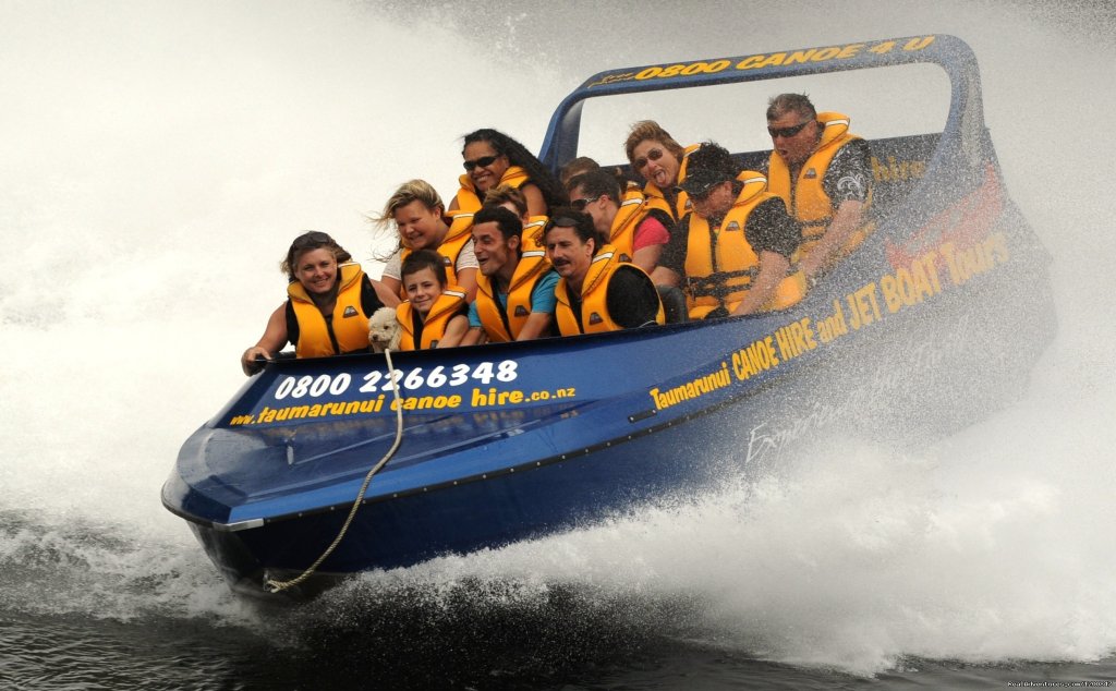 Jet Boat back from your journey. | Canoe Hire And Jet Boat Tours Taumarunui | Taumarunui, New Zealand | Kayaking & Canoeing | Image #1/8 | 