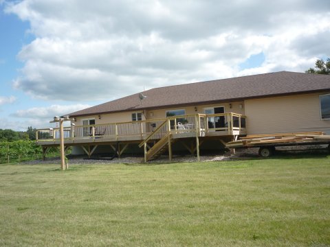 3 spacious decks are great for bird watching