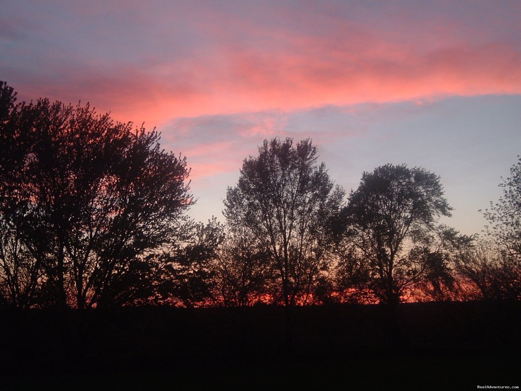 Sunrise from the North deck | InnSpiration Bed & Breakfast- A Country Getaway | Image #23/23 | 