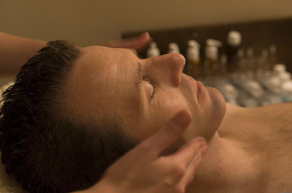 Man having facial in Cedar Spa | Best Western Plus Westport Woods Hotel | Image #4/19 | 