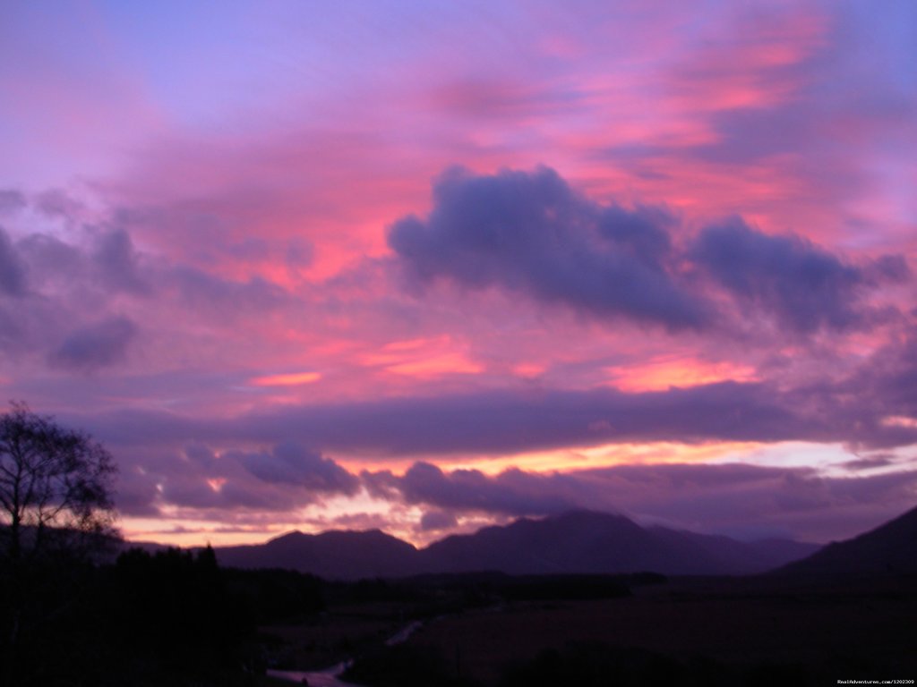 View of the Inagh Valley from hotel | Kylemore Pass Hotel | Image #14/25 | 