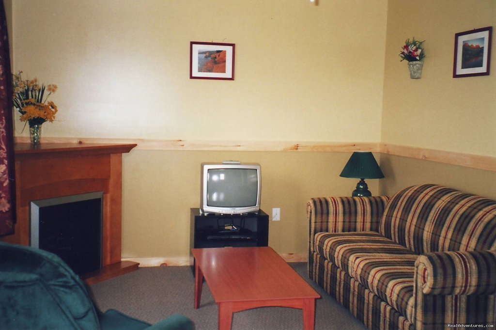 Livingroom Of 1 Bedroom whirlpool | Mayfield Country Cottages | Cavendish, Prince Edward Island  | Vacation Rentals | Image #1/7 | 