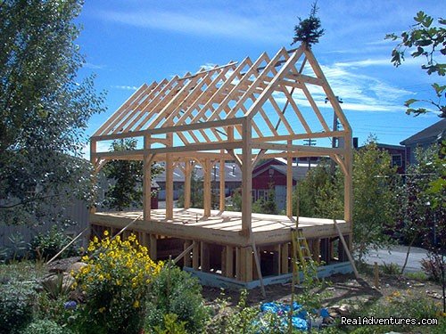 Tiberframe construction | Boatbuilder's Cottage - in Historic Lunenburg | Image #17/22 | 