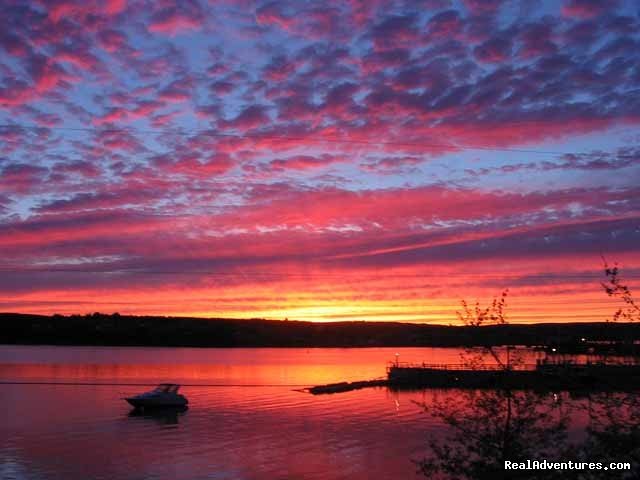 Sunset from Hotel front | Old Grand Narrows Hotel B&B | Image #4/8 | 