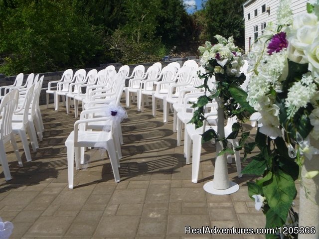 Outdoor Patio | The Dead Sea of Canada: Manitou Springs Resort | Image #9/9 | 