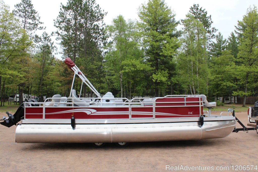 Pontoon Rental | Chain-O-Lakes Campground | Image #4/10 | 