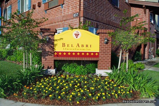 Bel Abri Front Sign | Bel Abri - A French Country Inn | Central Coast, California  | Bed & Breakfasts | Image #1/18 | 