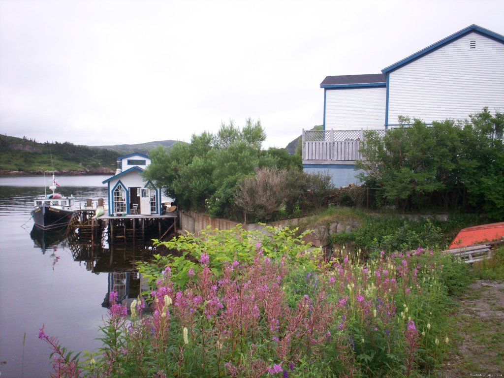 Burgeo haven 'Inn on the Sea' view from parking lot | Burgeo Haven Inn on the Sea Bed & Breakfast | Burgeo, Newfoundland  | Bed & Breakfasts | Image #1/16 | 