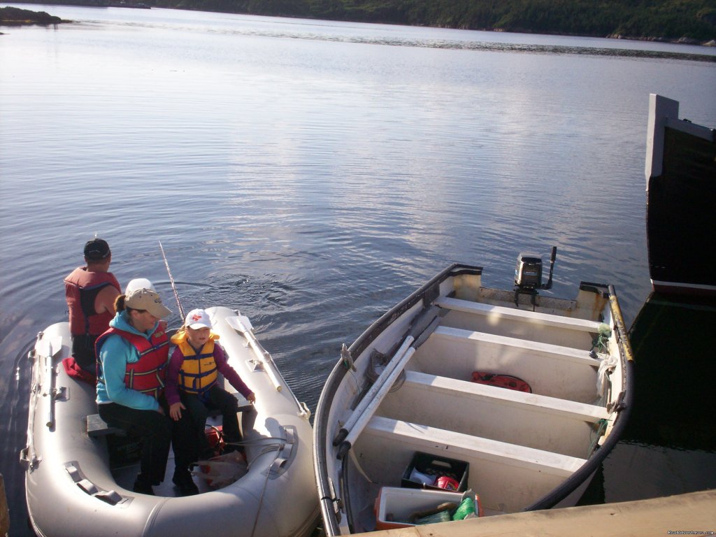 Unloading At The Dock Side. | Burgeo Haven Inn on the Sea Bed & Breakfast | Image #8/16 | 