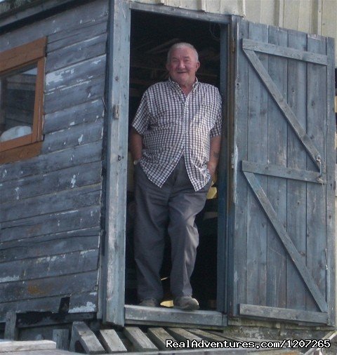 Local senior, watching us kayak by. | Burgeo Haven Inn on the Sea Bed & Breakfast | Image #13/16 | 