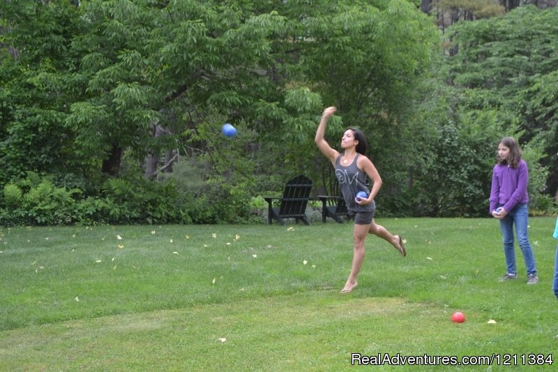 Bocce ball  on side lawn | Inn at Weathersfield | Image #9/23 | 