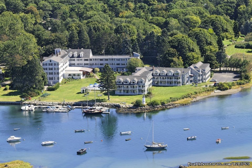 Nonantum Resort Birds Eye View | Nonantum Resort | Kennebunkport, Maine  | Hotels & Resorts | Image #1/13 | 