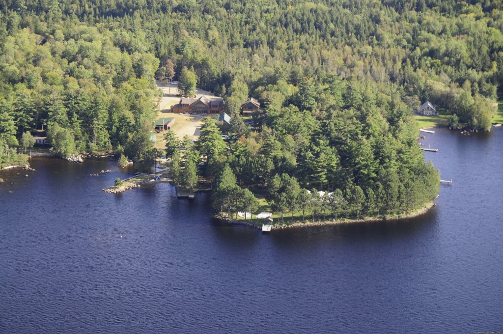 Ariel View | New England Outdoor Center | Millinocket, Maine  | Hotels & Resorts | Image #1/8 | 