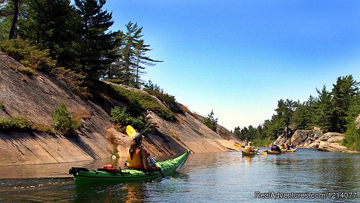 Georgian Bay Kayak Adventures Exploring Wilderness Inlets | Georgian Bay 30,000 Island Kayak Adventures | Image #16/25 | 