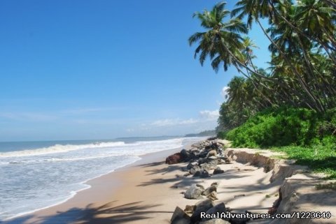 The sea right in front of  Ocean Hues