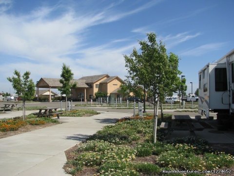 Office view-park entrance