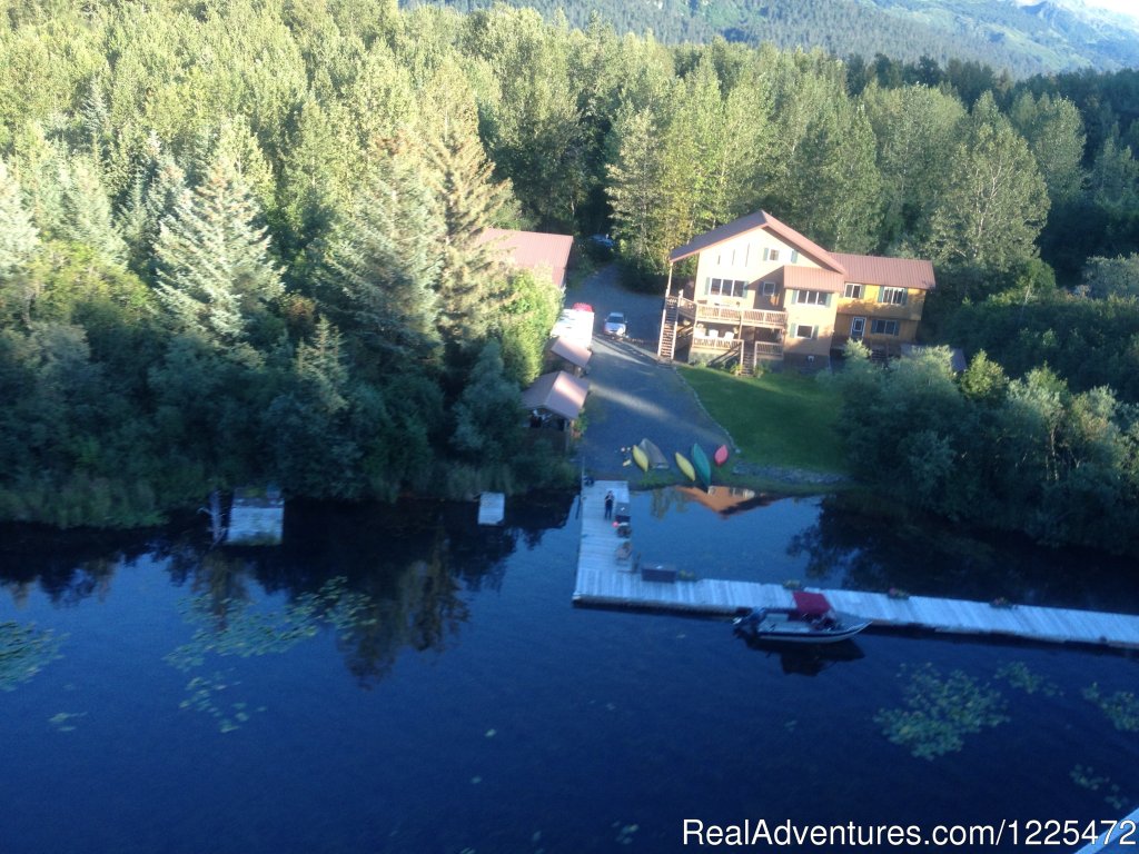 Bear Lake Lodgings B&B, Aerial View from our airplane. | Bear Lake Lodgings B&B | Image #3/17 | 