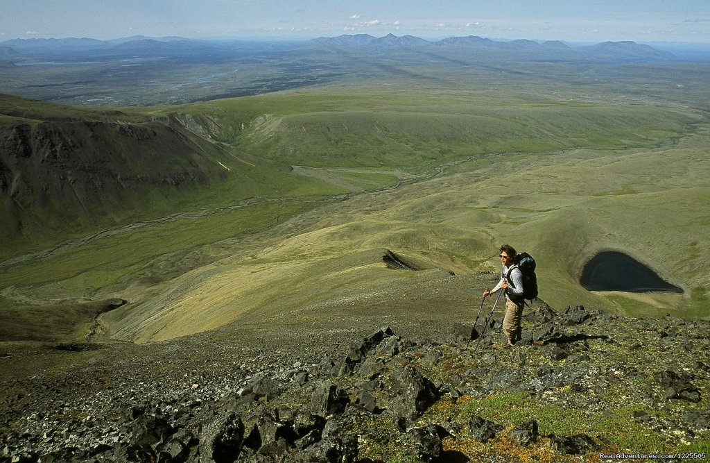 Hiking above Turquoise Lake - Lake Clark National Park | Extraordinary Adventure Vacations in Alaska | Image #3/6 | 