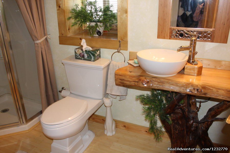 Eagle Room Bathroom | Dream Catcher Bed & Breakfast | Image #6/13 | 