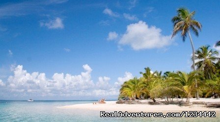 in the beautiful water at South Water Caye