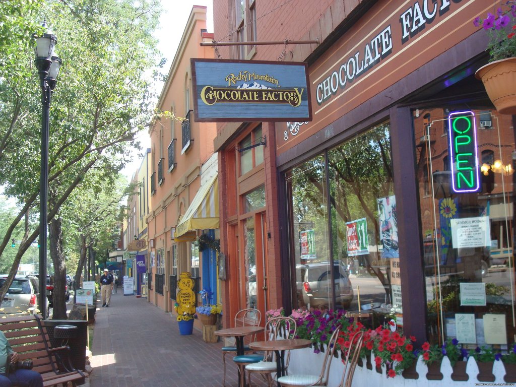 Chocolate Factory in Old Colorado City | Pikes Peak Cottage By Garden Of The Gods: Mnt View | Image #23/26 | 