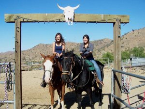 Dinner trail rides to a great Mexican Resturant