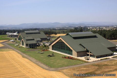 Aerial view of campus