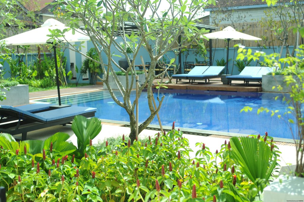 Pool area  | Frangipani Villa Hotel- Angkor Wat, Siem Reap | Image #15/17 | 