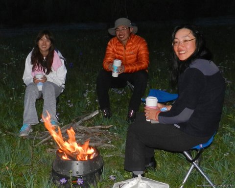Stone Horse Expeditions & Travel, evening in camp