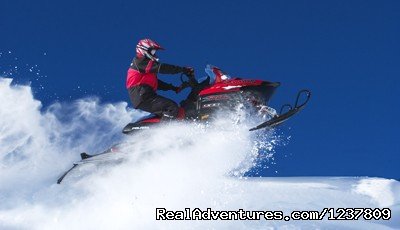 Big air | Ride The Volcano Snowmobile Mt Shasta, Ca. | Image #4/12 | 