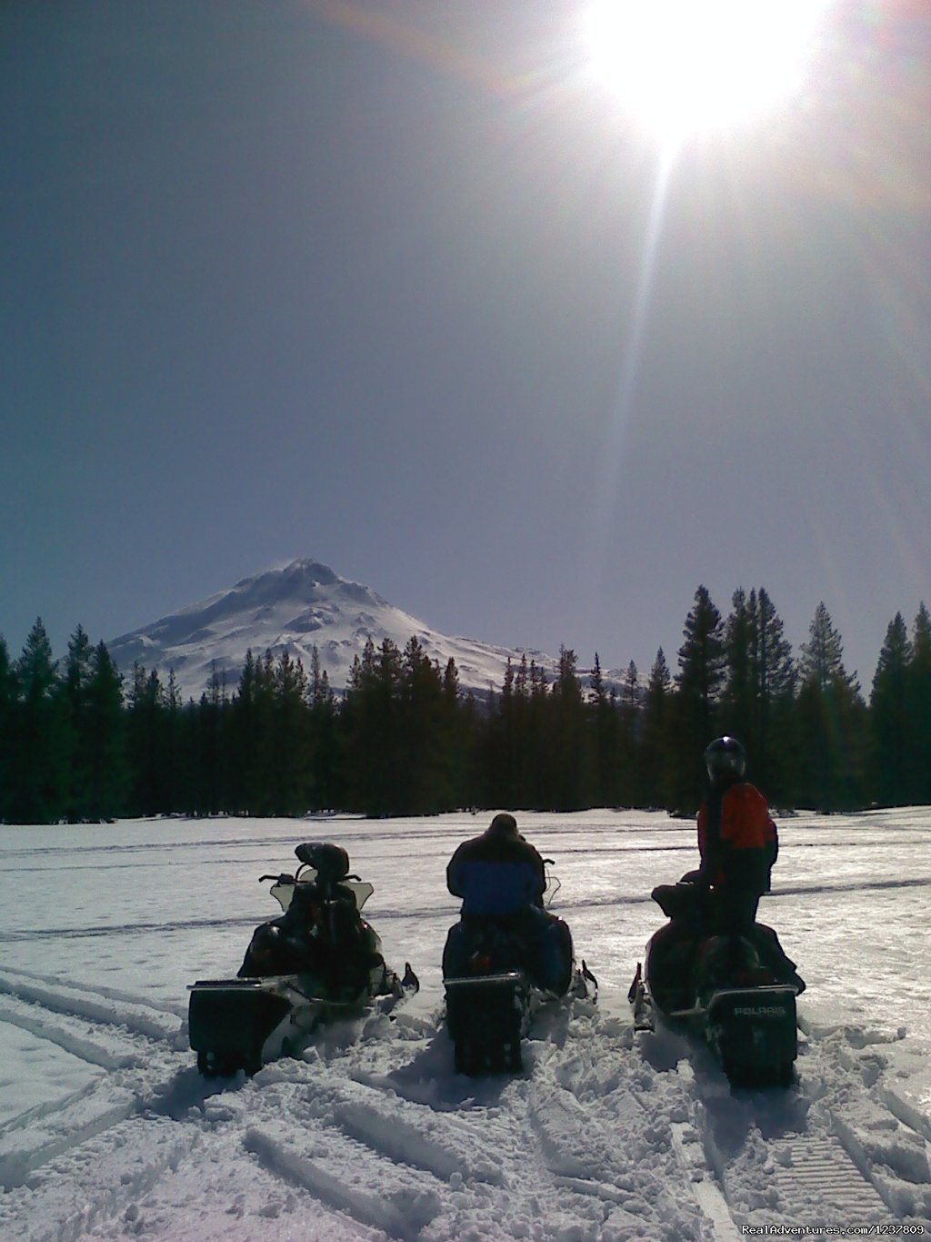 A lunch break at Jack Rabitt Flat | Ride The Volcano Snowmobile Mt Shasta, Ca. | Image #10/12 | 