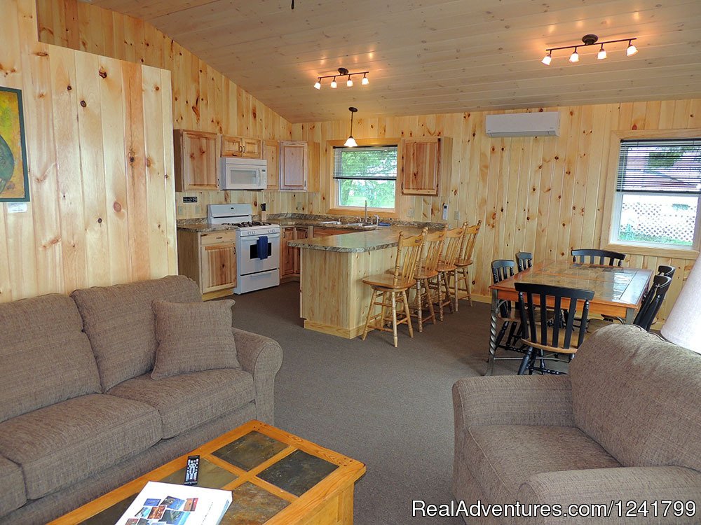 Cottage #28 kitchen, dinning, living area | Angel Rock | Image #8/13 | 