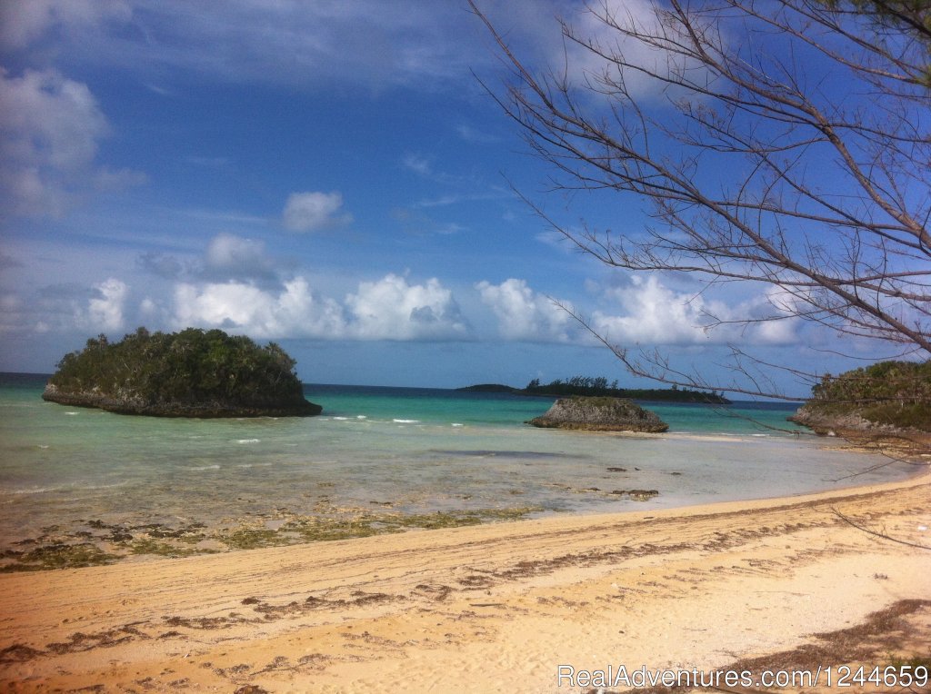 Pink Sand Beach With Islands.... this is your backyard | Charming 2Bed/2Bath Cottage On Secluded Pink Sand | Eleuthera, Bahamas | Vacation Rentals | Image #1/13 | 