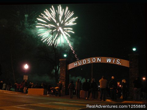 Hudson Hot Air Affair fireworks