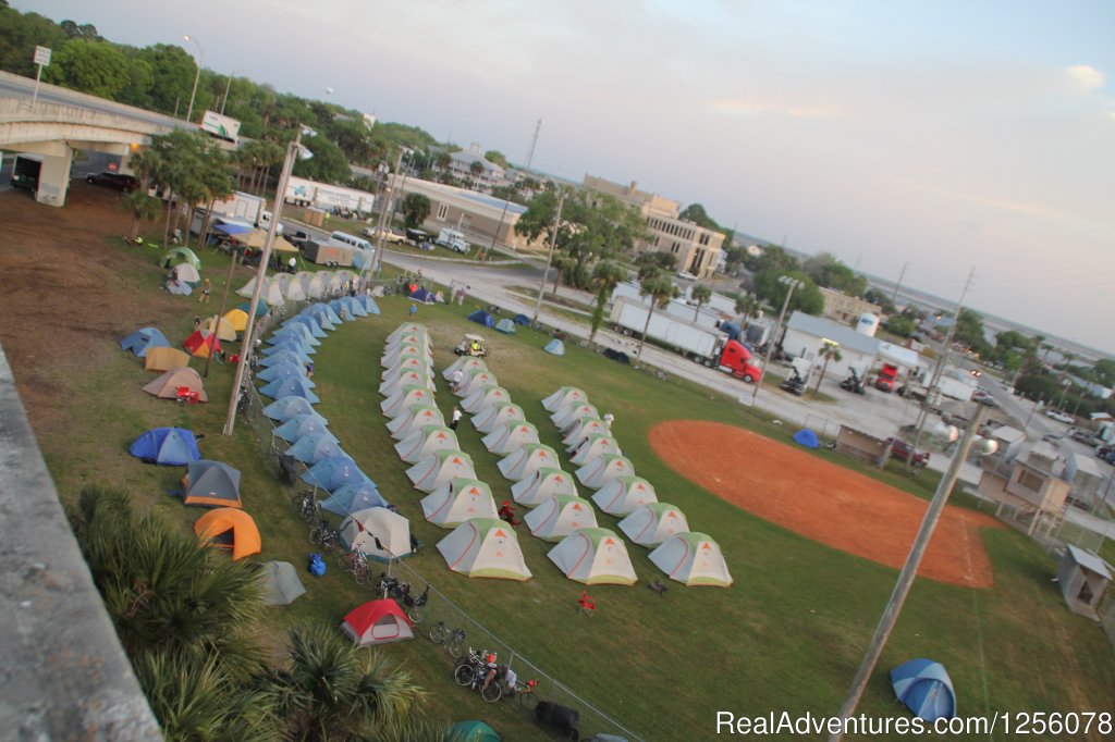 Tent City | Bike Florida | Amelia Island Hub Tour | Image #7/17 | 