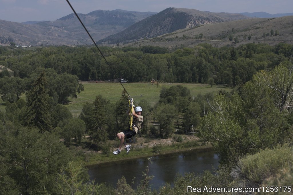 Colorado River Zip-line | Bar Lazy J Guest Ranch | Image #3/19 | 