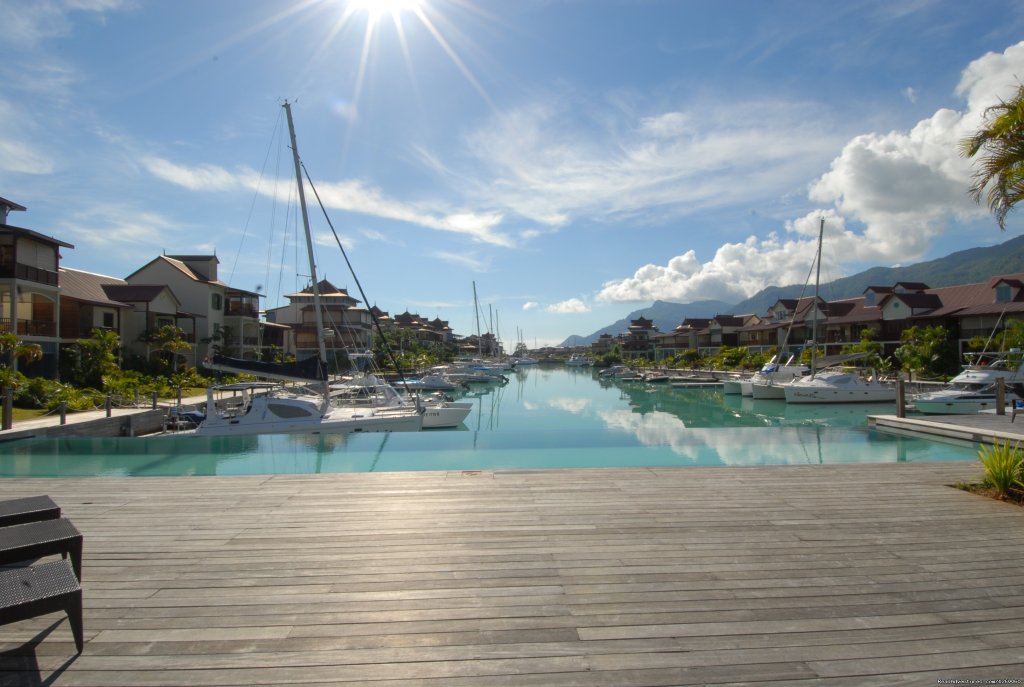 Swimming pool with marina views | Seychelles Holiday Rentals on Eden Island | Anse aux Pins, Seychelles | Vacation Rentals | Image #1/11 | 