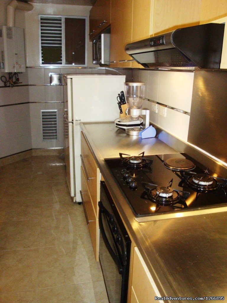 Kitchen | Modern Furnished Apartment In Zona Rosa Bogota | Image #7/8 | 