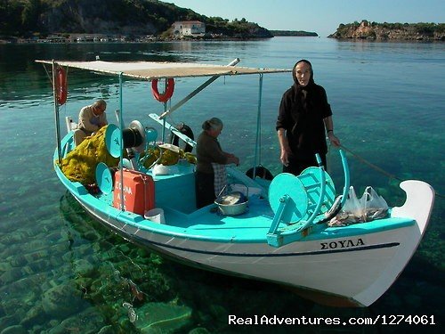 Fisherwomen | Grazytravel: Tour mount Taygetos  by Bicycle (7 d) | Image #16/21 | 