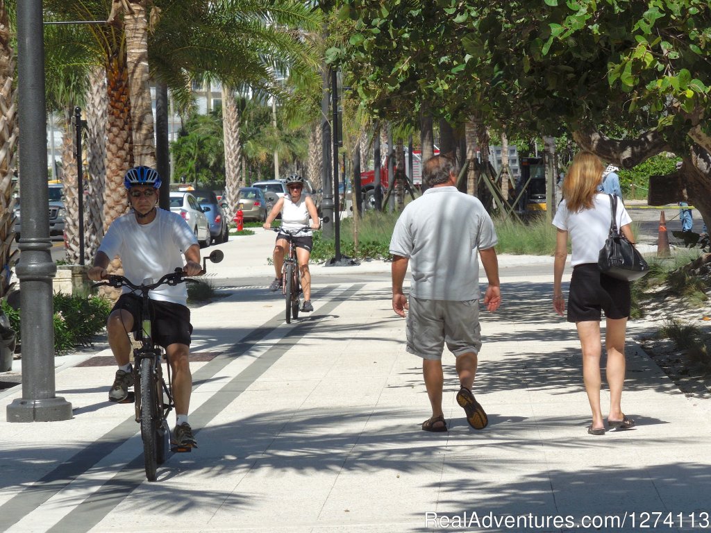 Wide sidewalk along spectacular new beachfront | Yacht and Beach Club - Waterfront Condo | Image #25/25 | 