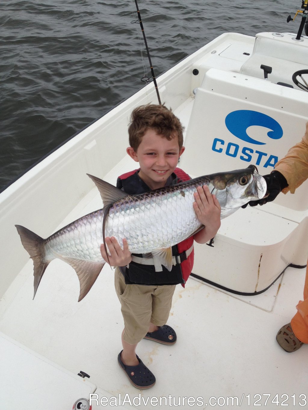 Little Fisherman with his Tarpon | Tarpon And Snook Fishing In San Juan | Image #2/10 | 