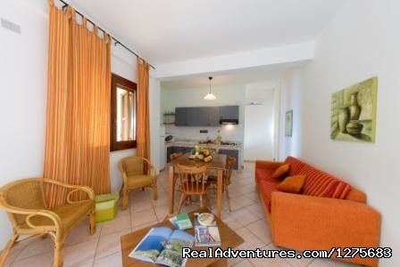 Living Room With Kitchen Corner | House By The Sea | Scopello, Italy | Vacation Rentals | Image #1/9 | 