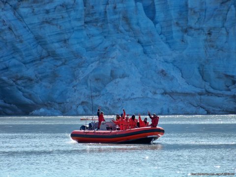 Ocean Raft at Lamplough Glacier