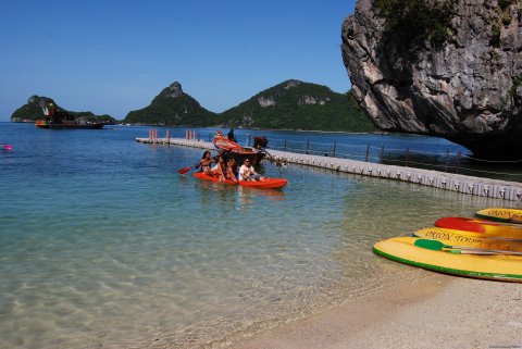 Kayaks onboard