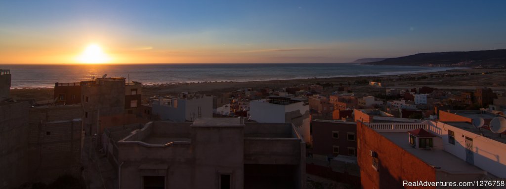 Roof Terrace view from the Surf House | Surf Star Morocco - Surf and Yoga Retreats | Image #3/17 | 