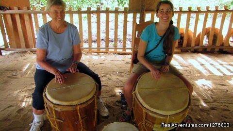 All smiles at the end of their lesson