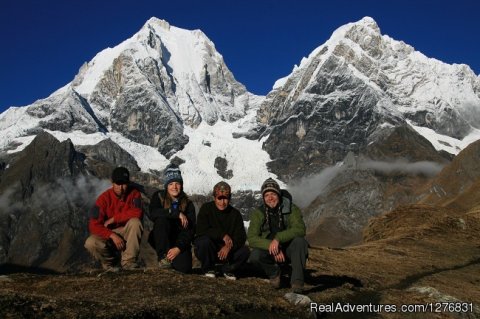 Trekking in Huayhuash, Peru.