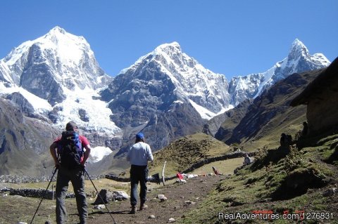 Trekking in Huayhuash, Peru.