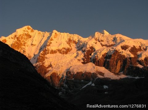 Trekking in Huayhuash, Peru.