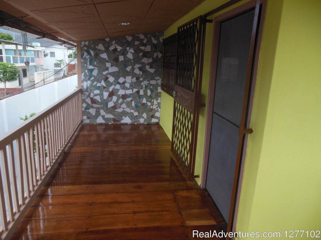 Front door with double hinged screen and Gate. | Bungalow by the Sea 'No Longer for Rent.' | Image #18/26 | 